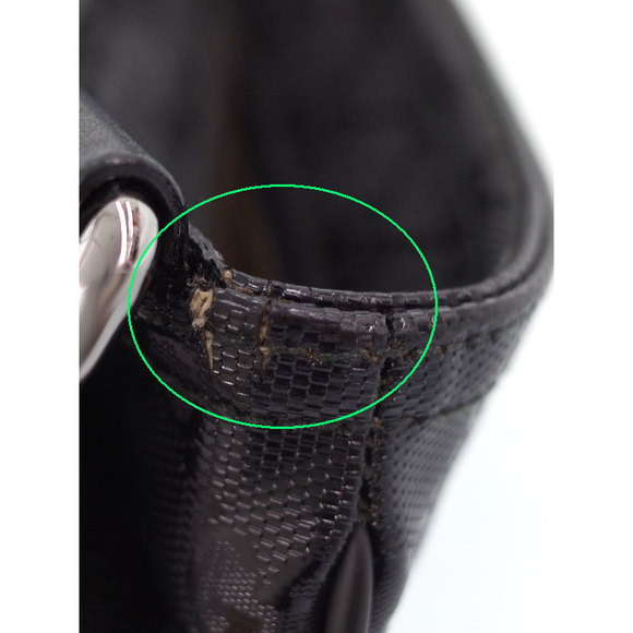 Gucci GG Implement Flat Messenger Bag Shoulder Bag Black - Picture 5 of 9